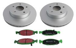 EBC Stage 14 Kits Greenstuff Elite Brake Pads and RK Rotors for 1999-2004 GRAND CHEROKEE - S14KF1094
