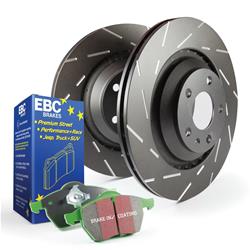 EBC Stage 2 Sport Disc Brake Kits for 2013-2023 DURANGO, 2014-2019 GRAND CHEROKEE - S2KF1686