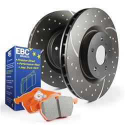EBC Stage 8 Kits Orangestuff Brake Pads and GD Rotors for 2016-2022 RX450H - S8KF1125