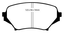 EBC Ultimax 2 Brake Pads for 2006-2015 MX-5 MIATA - UD1179