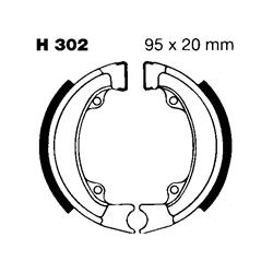 EBC Organic Brake Shoes 302
