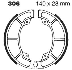 EBC Organic Brake Shoes 306
