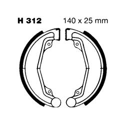 EBC Organic Brake Shoes 312
