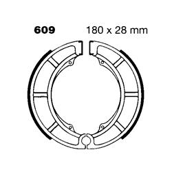 EBC Organic Brake Shoes for 1979 GS425 - 609