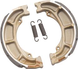 EBC Grooved Organic Brake Shoes for 1991-2004 LT-F160 QUADRUNNER, 2003 LT160, 1989-1992 LT160E - 624G
