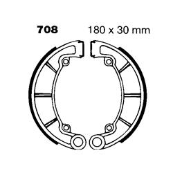 EBC Organic Brake Shoes for 1973-1975 S1 MACH I, 1972-1973 S2 MACH II, 1974-1975 S3 MACH II - 708