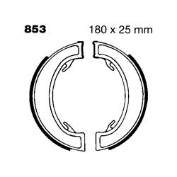 EBC Organic Brake Shoes for 1969-1972 BONNEVILLE 650 T120, 1966 BONNEVILLE 650 T120 POLICE - 853
