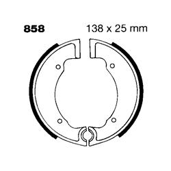 EBC Organic Brake Shoes for 1960-1973 BONNEVILLE 650 T120 - 858