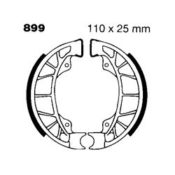 EBC Organic Brake Shoes 899
