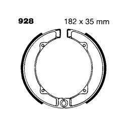 EBC Organic Brake Shoes for 2007-2008 DESMOSEDICI RR - 928