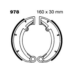 EBC Organic Brake Shoes for 2006-2007 TE90, TE50, 2008 TE450S - 978
