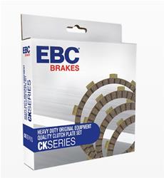 EBC Standard CK Series Clutch Friction Discs for 2011-2018 FLTRU ROAD GLIDE ULTRA, 2011-2016 FLTRUSE CVO ROAD GLIDE ULTRA - CK7009