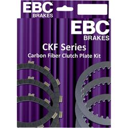 EBC CKF Carbon Fiber Lined MX Race Clutch Plate Sets for 2006-2014 TRX450ER ELECTRIC START, 2004-2009 TRX450R, 2008-2009 TRX700XX - CKF1302