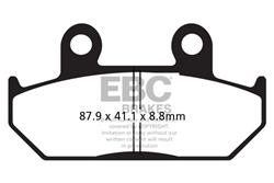 EBC Organic Brake Pads for 1987-1988 CBR1000F HURRICANE, 1986-1987 VFR700F INTERCEPTOR, 1986 VFR750F INTERCEPTOR - FA124