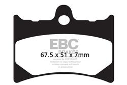 EBC Organic Brake Pads for 1987 250 MX - FA126