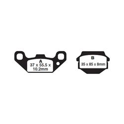 EBC SV Series ATV Brake Pads FA128SV