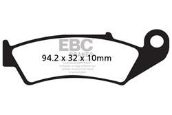 EBC Organic Brake Pads for 1994-1995 RVF750R RC45, 1990 VFR750R RC30 - FA143