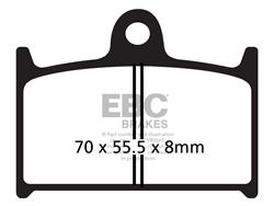 EBC Organic Brake Pads FA145