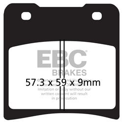 EBC Organic Brake Pads for 1986-1988 GV1400 CAVALCADE - FA150