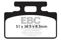 EBC Organic Brake Pads FA151