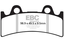 EBC Organic Brake Pads for 1994-1997 DAYTONA 900 SUPER III, 1994-1995 FZR1000, 1994-1996 YZF750R - FA190