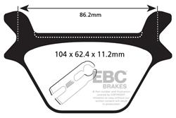 EBC Organic Brake Pads FA200