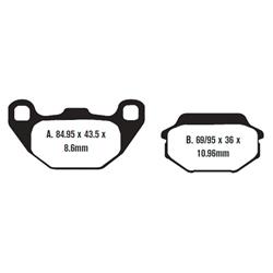 EBC X Series Moto-X Brake Pads FA305X