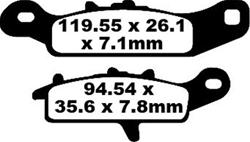 EBC R Series Sintered Brake Pads FA342R