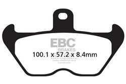 EBC Organic Brake Pads FA407