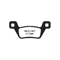EBC R Series Sintered Brake Pads FA600/2R