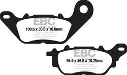EBC Organic Brake Pads for 2015-2016 YZF-R3 - FA662
