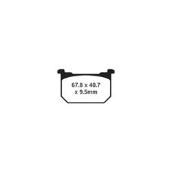 EBC Organic Brake Pads FA68