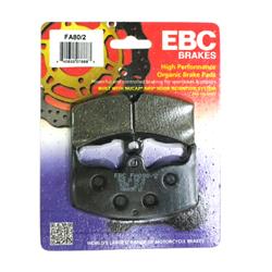 EBC Organic Brake Pads for 1988-1989 VTR250 INTERCEPTOR - FA80/2