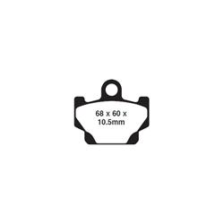 EBC Organic Brake Pads FA81