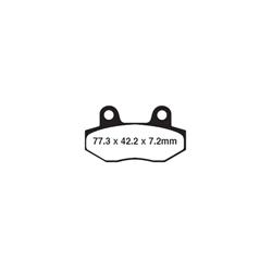 EBC Organic Brake Pads FA86