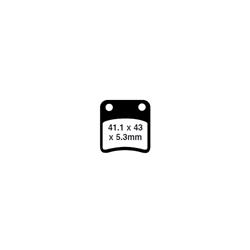 EBC Organic Scooter Brake Pads SFA257/2