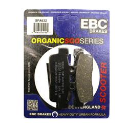 EBC Organic Scooter Brake Pads for 2010-2013 YW125 ZUMA 125 - SFA632
