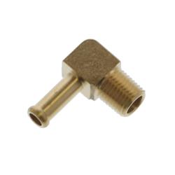 #33 90 Degree Elbow 1/4" x 1/4" Barbed Brass Hose Fitting Adaptor 5 each 