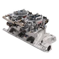 Edelbrock Performer RPM Dual Quad Air-Gap Manifold and Carburetor Kits 2035