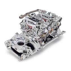 Edelbrock Performer RPM Dual Quad Air-Gap Manifold and Carburetor Kits 2065