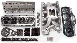 Edelbrock Total Power Package 611 HP 502 Big Block Chevy Top-End Engine Kits