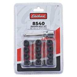 Edelbrock 8540 Edelbrock Header Bolt Kits | Summit Racing