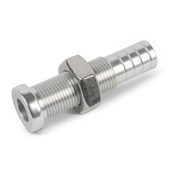 Eddie Marine Billet Aluminum Water Dump Fittings 237-22CA