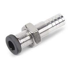 Eddie Marine Billet Aluminum Water Dump Fittings