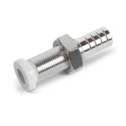 Eddie Marine Billet Aluminum Water Dump Fittings 237-22W