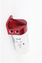 Eddie Marine Billet Aluminum High-Volume 14 Microns Fuel Filter/Water Separators with 1/2 in. NPT Inlet Size 260-08KR
