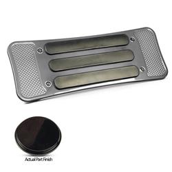 Eddie Marine Billet Aluminum Pedestal-Mount Foot Rest Assemblies 600-04BK