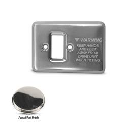 Eddie Marine Billet Aluminum Mercury Transom-Mount Trim Switch Covers SP-194CL