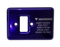 Eddie Marine Billet Aluminum Mercury Transom-Mount Trim Switch Covers SP-194PR
