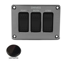 Eddie Marine Billet Aluminum Switch Panels SP-202DBK